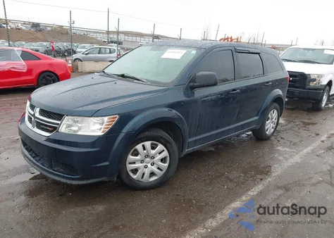 2015 Dodge Journey American Value Pkg z USA, uszkodzony, nr VIN 3C4PDCAB9FT588108